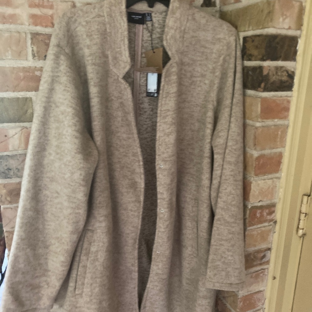 New Beige Vero Moda Sweater Coat Jacket Size 20